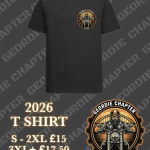 2026 Geordie Chapter T Shirt